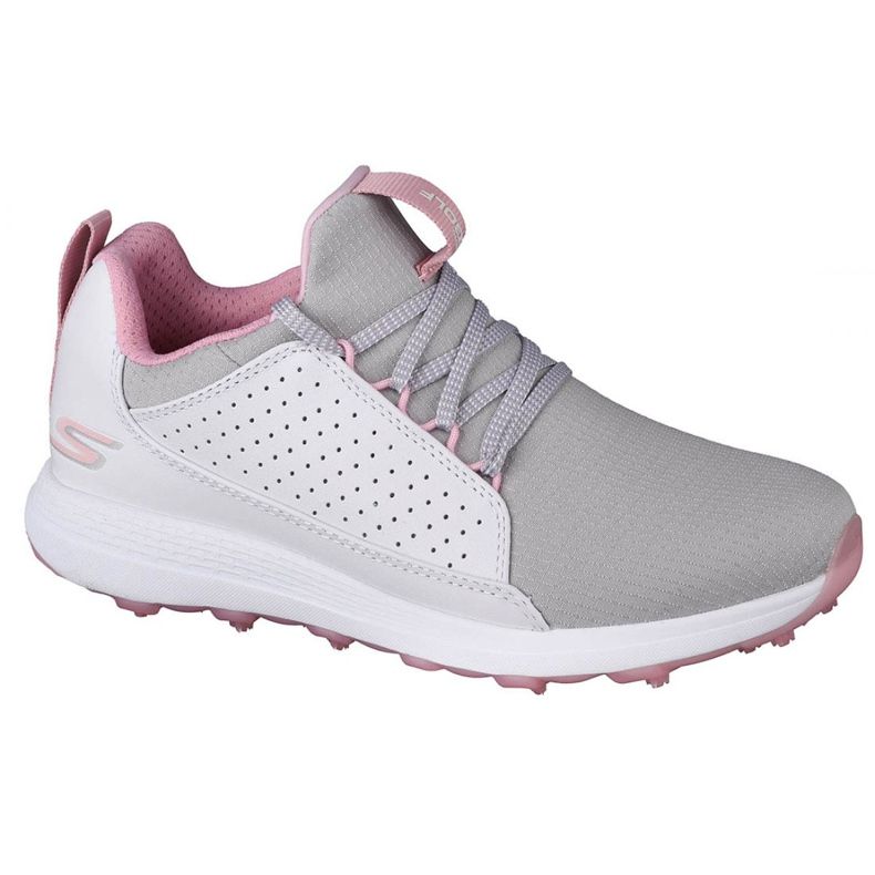 Boty Skechers Go Golf Max Mojo W 14887-WGPK bílý šedá žlutá Boty Skechers Go Golf Max Mojo W 14887-WGPK bílý šedá žlutá