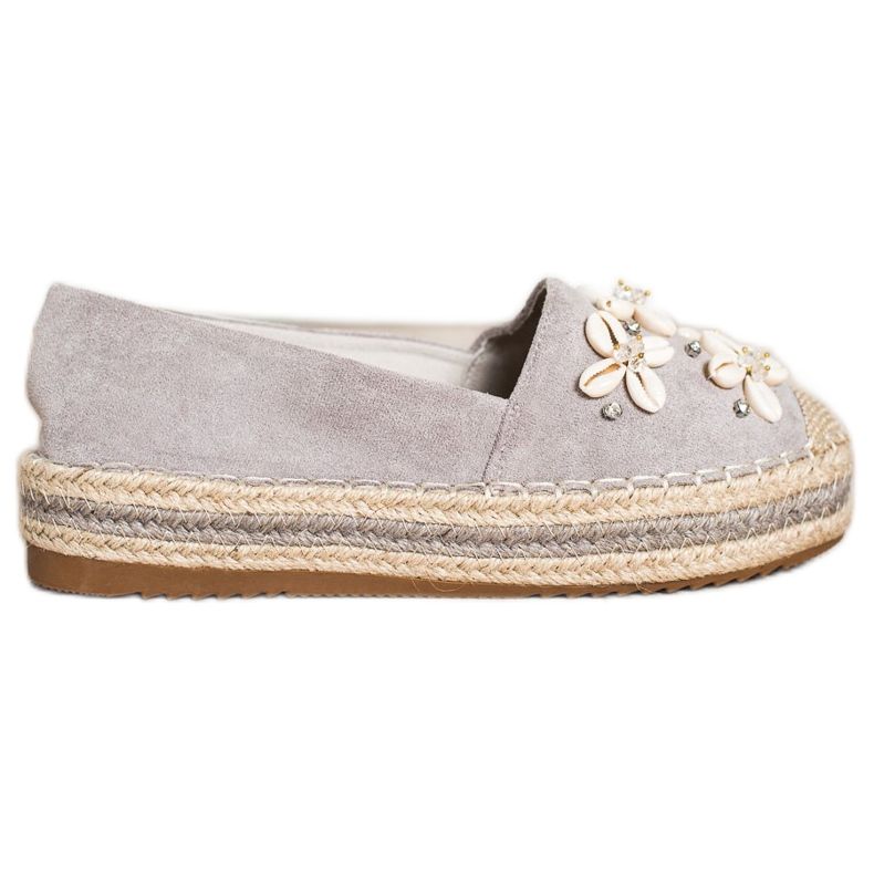 Seastar Espadrilky se skořápkami béžový