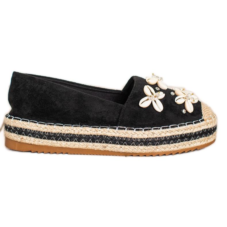 Seastar Espadrilky se skořápkami černá