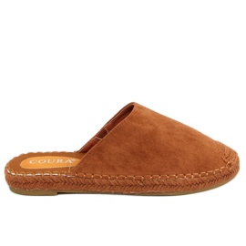 Espadrilles plnobarevný velbloud 3899 Camel hnědý