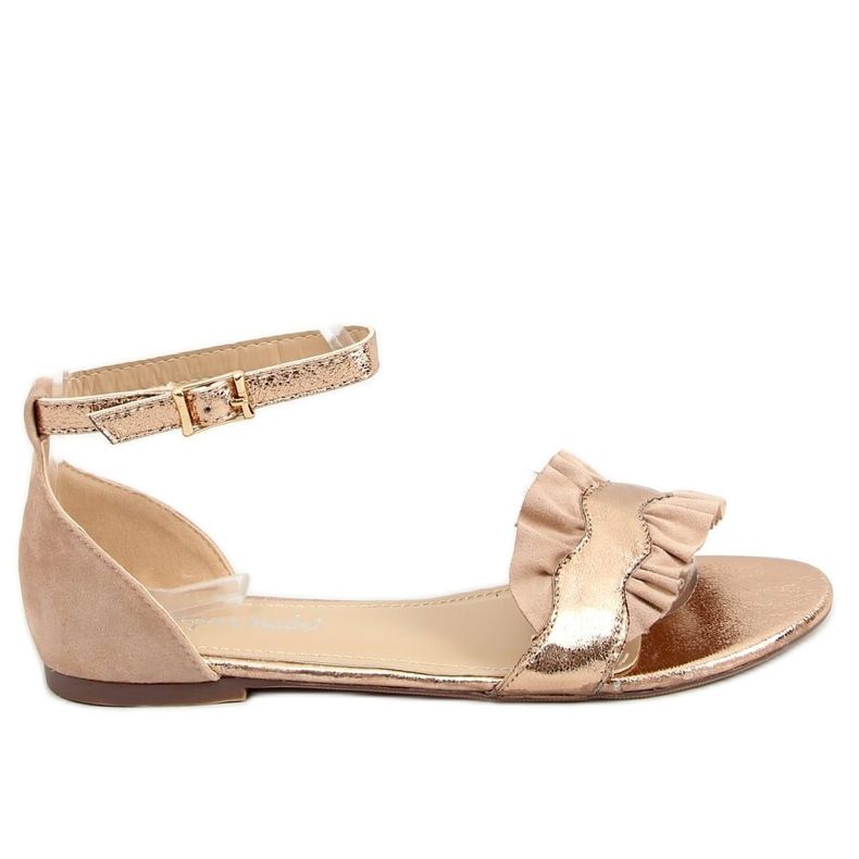 Růžové dámské sandály 3458 Pink růžový