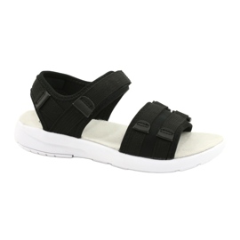 American Club Dámské sandály Sports Leather Insert RL45/21 Black černý