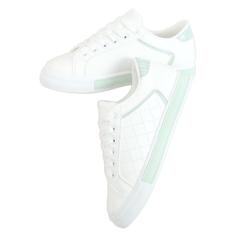Dámské bílé a modré tenisky A88-86 Blue bílý modrý