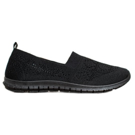 Prolamované Slipony MCKEYLOR černá Prolamované Slipony MCKEYLOR černá