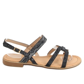 Černé dámské sandály H8-176 Black černý