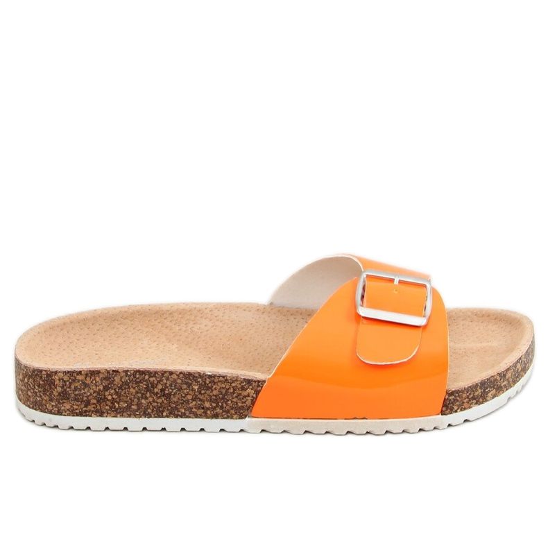 Oranžové dámské oranžové pantofle DD94P Orange žlutá