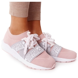 Dámská sportovní obuv Memory Foam Big Star HH274353 růžová růžový