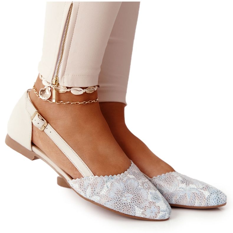 Kůže Maciejka 4972A-04 Béžové balerínky béžový