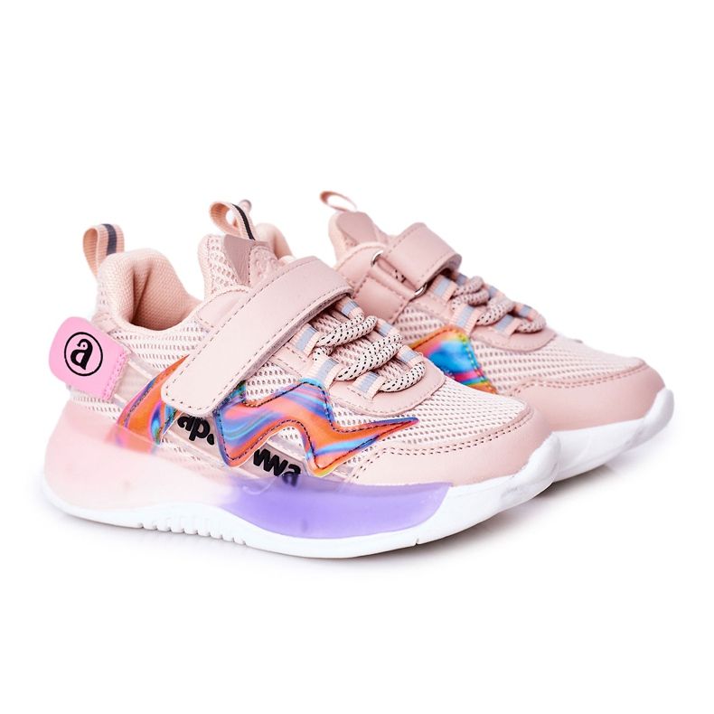 Apawwa Dětské sportovní boty Tenisky Pink Jump Jump růžový