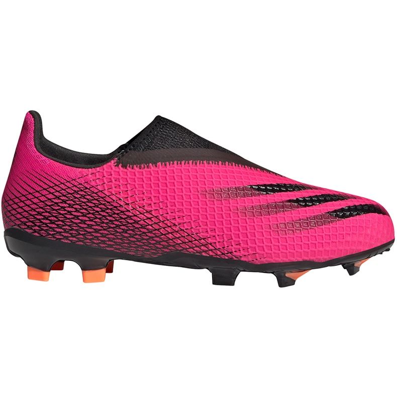 Kopačky Adidas X Ghosted.3 Ll Fg Jr FY7281 růžový