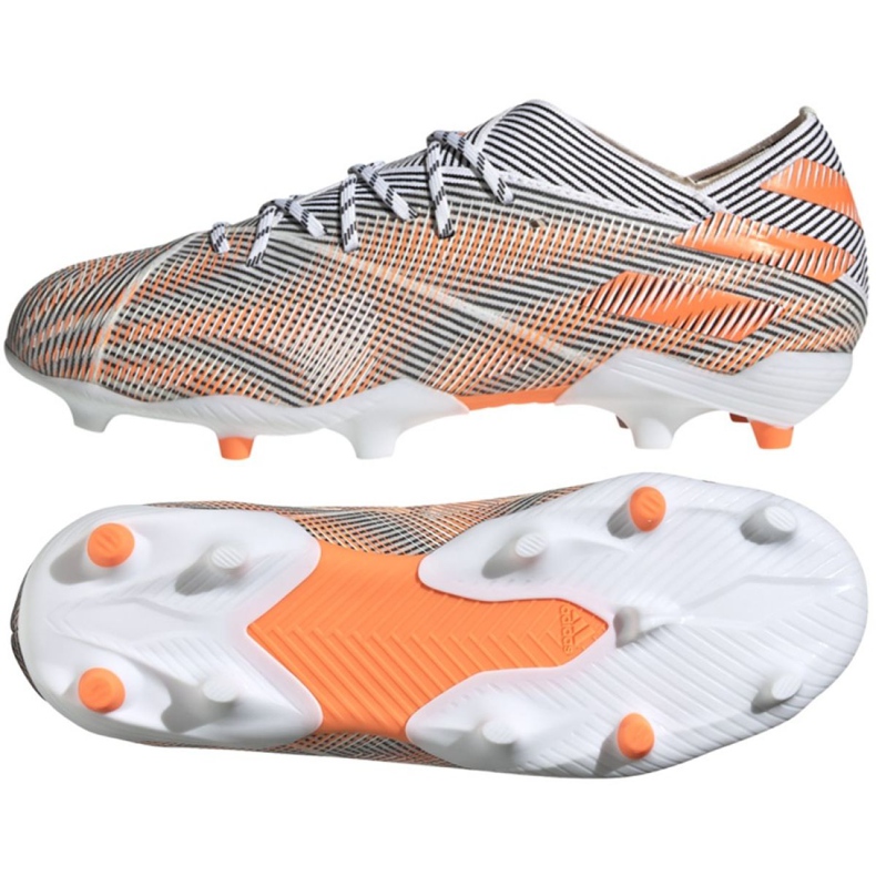 Kopačky Adidas Nemeziz.1 Fg Jr FW7357 tmavě modrá, vícebarevná šedá