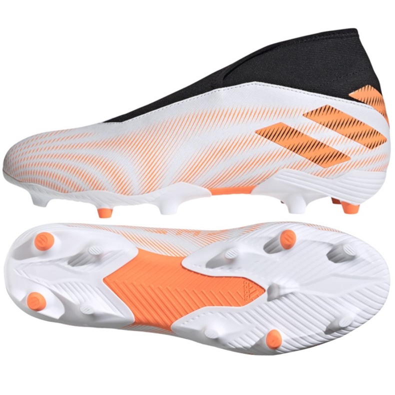 Kopačky Adidas Nemeziz.3 Fg Ll M FW7340 vícebarevný bílý