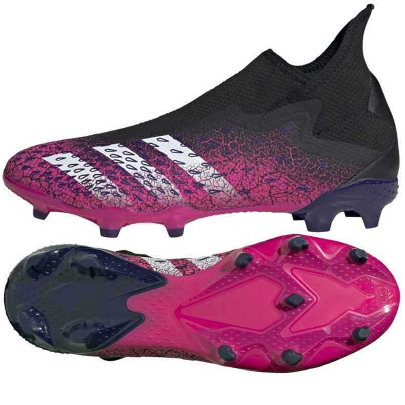 Kopačky Adidas Predator Freak.3 Ll Fg M FW7512 vícebarevný černá Kopačky Adidas Predator Freak.3 Ll Fg M FW7512 vícebarevný černá
