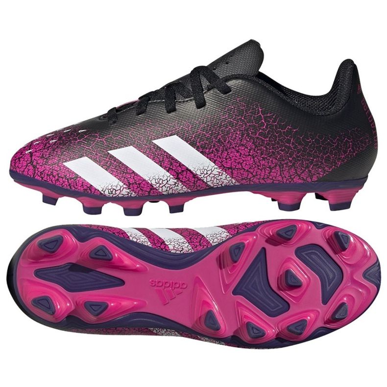 Kopačky Adidas Predator Freak.4 FxG Jr FW7536 vícebarevný růžový
