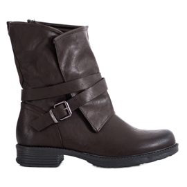 Seastar Pracovníci z tmavě hnědé eko kůže hnědý