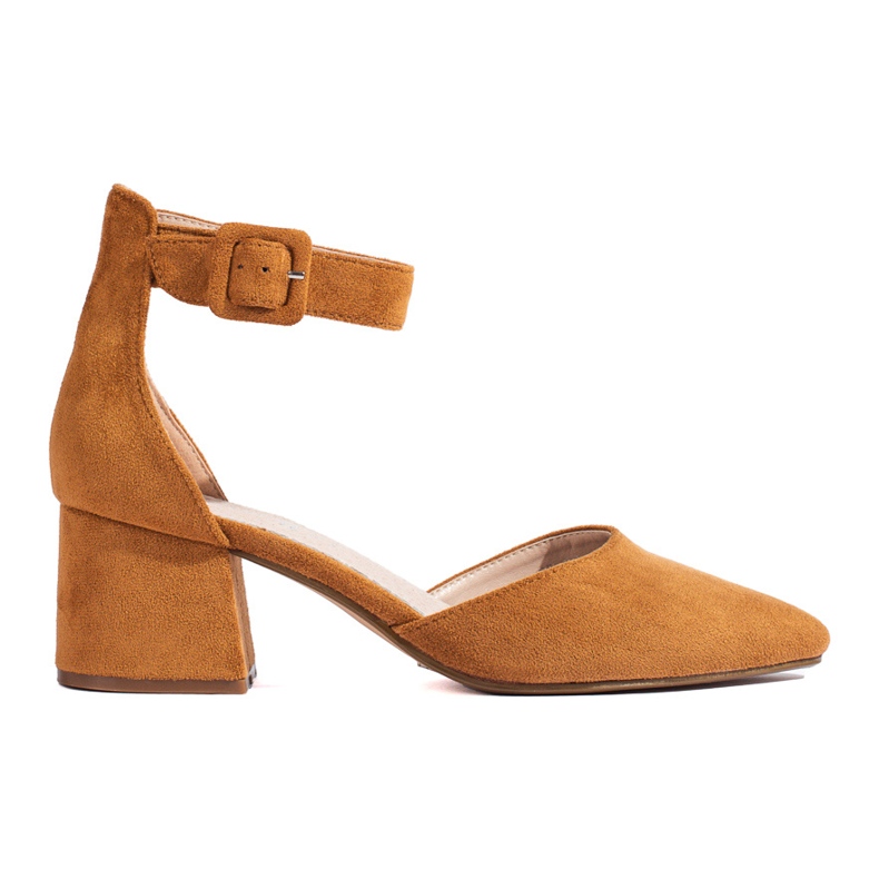 Goodin Lodičky se sponou hnědý Goodin Lodičky se sponou hnědý