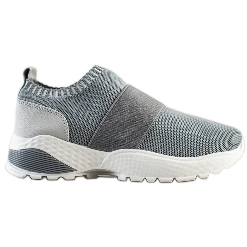 SHELOVET Nazouvací sportovní obuv s gumičkou šedá