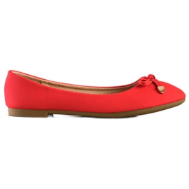 Diamantique Klasické červené balerínky