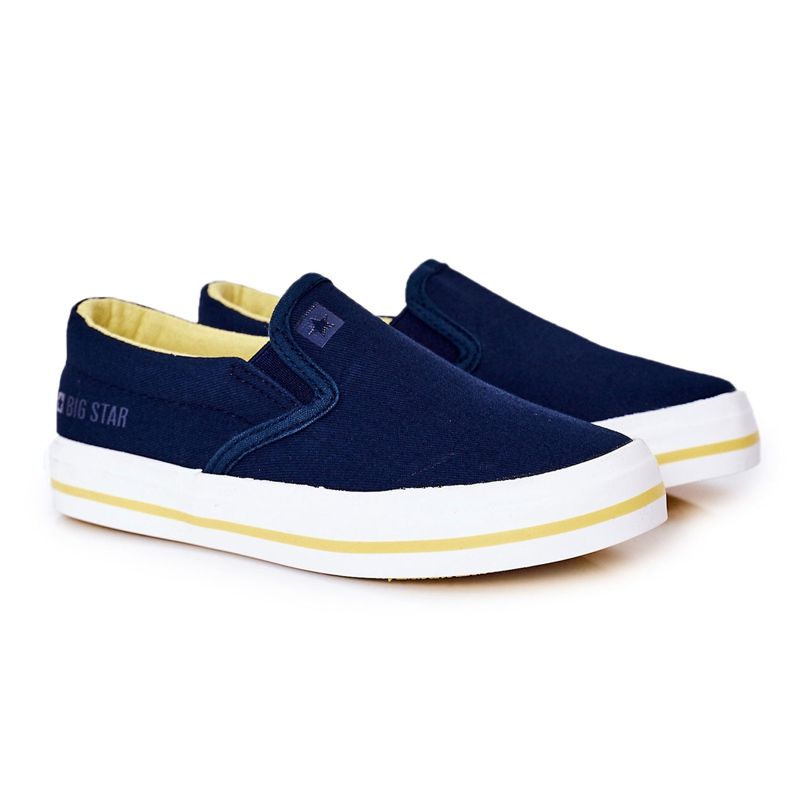 Dětské nazouvací tenisky Big Star HH374011 Navy Blue modrý