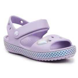 Crocs Crocband Imagination Sandal Ps K 206145-530 fialová