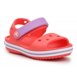 Crocs Crocband Sandal Kids 12856-6SL červený fialová