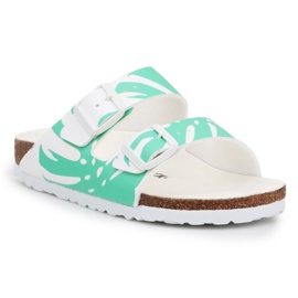 Birkenstock Arizona Bs W 1019334 bílý zelený