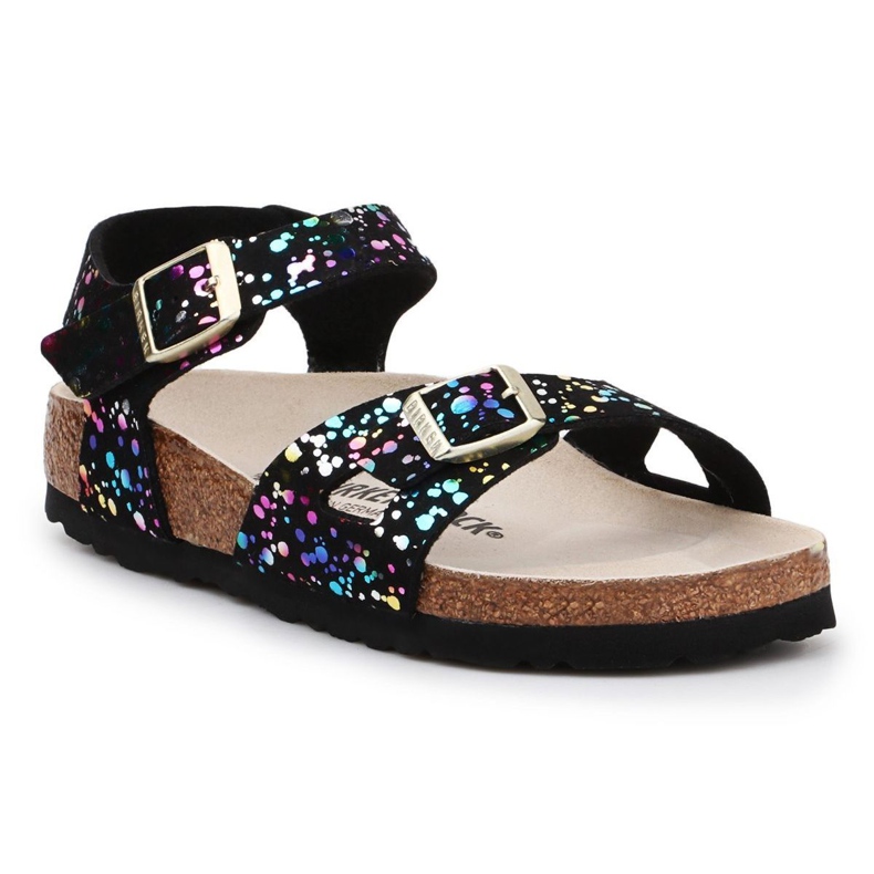 Sandály Birkenstock Rio Kids 1019707 černá žlutá