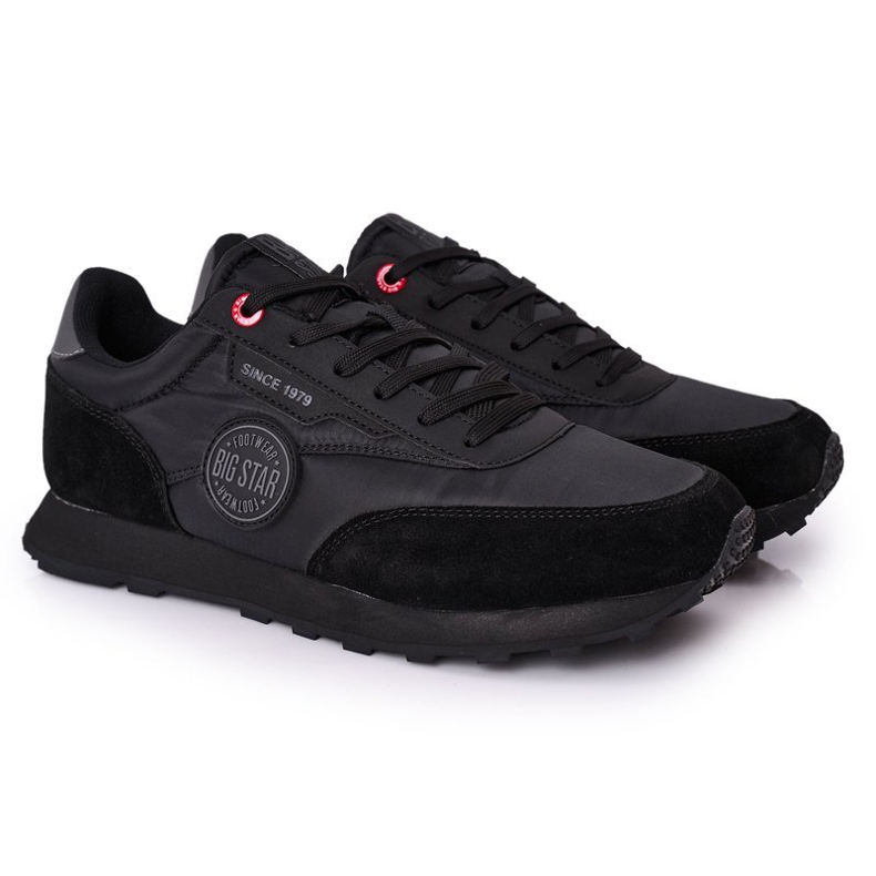 Pánská sportovní obuv Memory Foam Big Star HH174250 Černá
