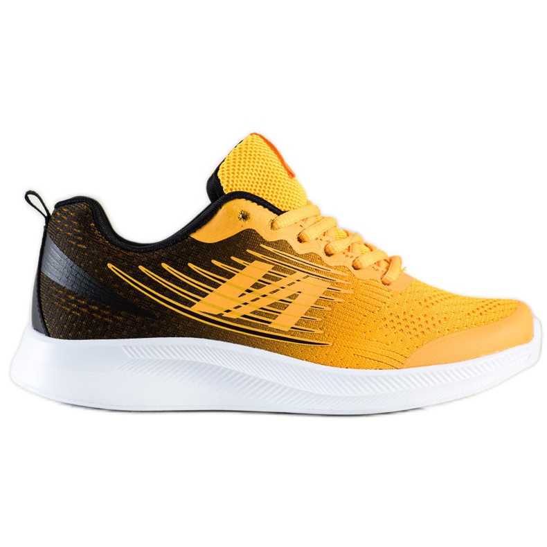 SHELOVET Lehké textilní tenisky černá žlutá