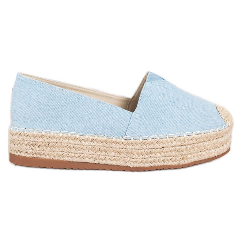 SHELOVET Módní espadrilky modrý