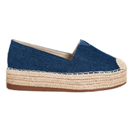 SHELOVET Módní espadrilky modrý SHELOVET Módní espadrilky modrý