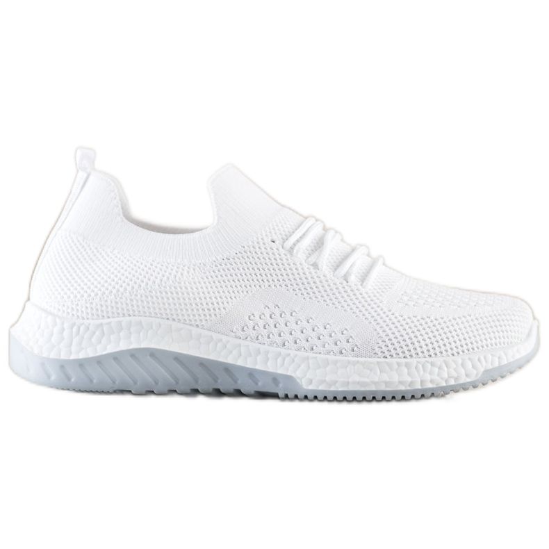 Camo Prolamované bílé tenisky bílý