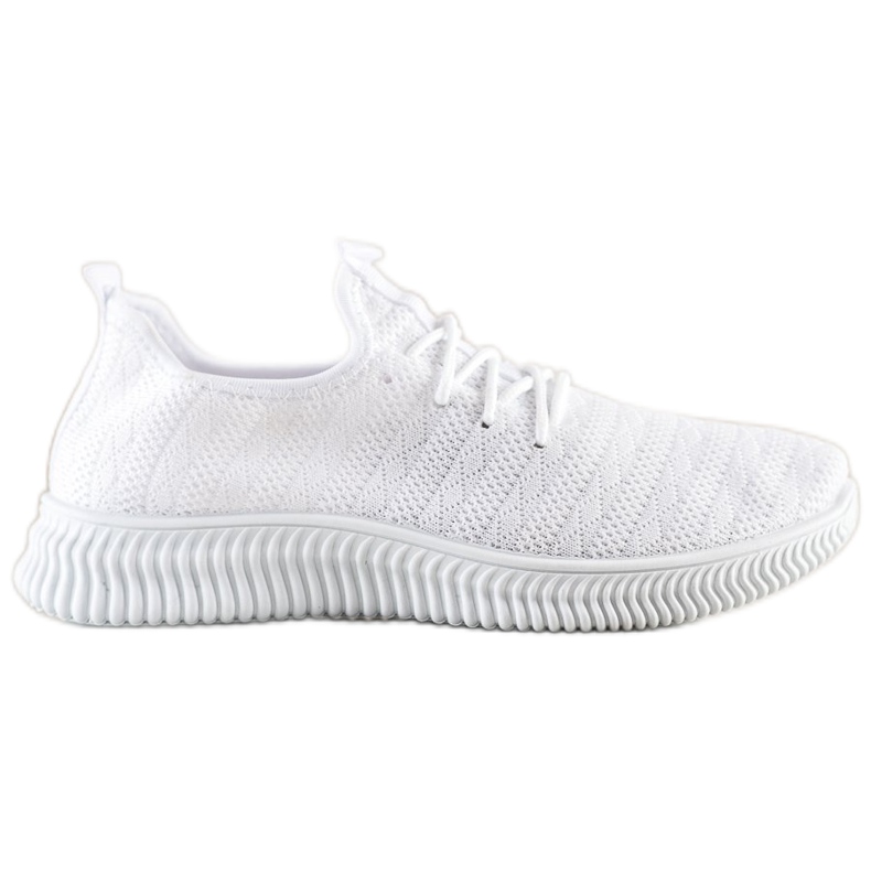 SHELOVET Lehké textilní sportovní boty bílý