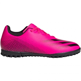 Kopačky Adidas X Ghosted.4 Tf Jr FW6919 vícebarevný růže a fialové