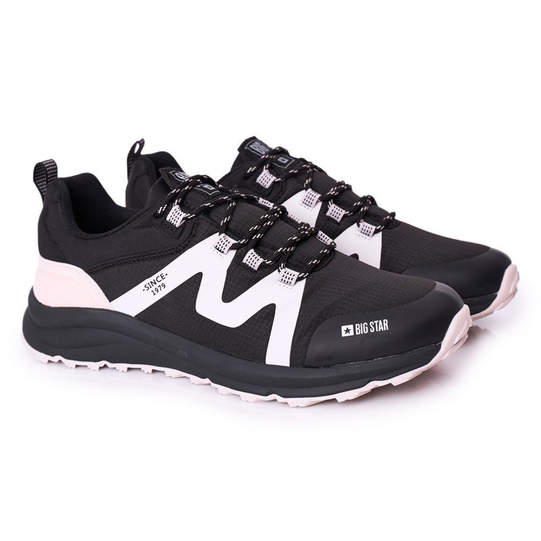 Pánská sportovní obuv Memory Foam Big Star HH174088 Black černá