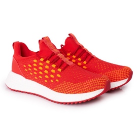 Pánská sportovní obuv Memory Foam Big Star FF174240 červená červený
