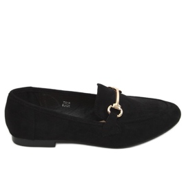 Černé dámské mokasíny T391P Black černá