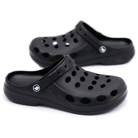 Flameshoes Pánské sandály Black Kroks černá Flameshoes Pánské sandály Black Kroks černá
