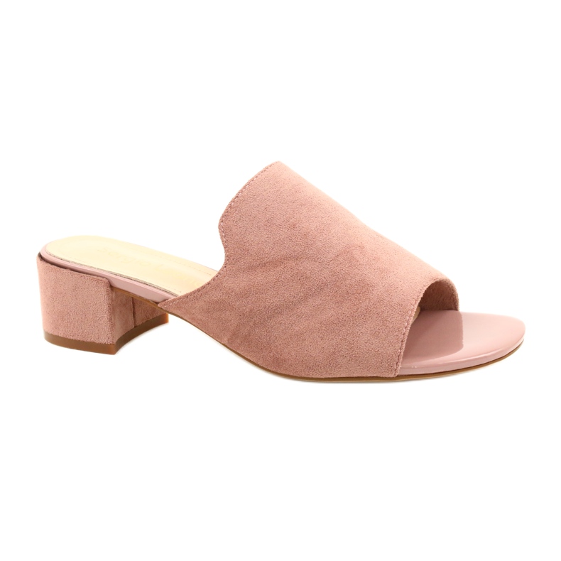 Sergio Leone Dámské vysoké podpatky KL313 Pink růžový