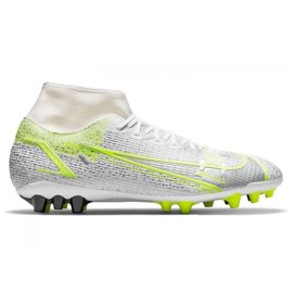 Kopačky Nike Superfly 8 Academy Ag M CV0842-107 stříbrná, bílá stříbro