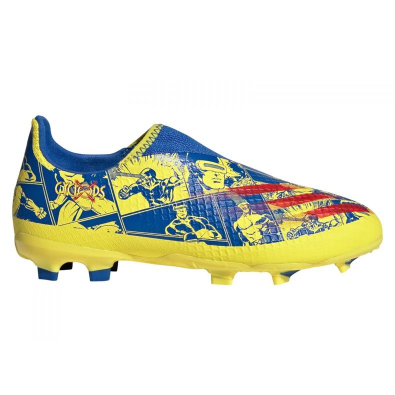 Kopačky Adidas X Ghosted.3 Ll Fg Jr GZ7557 vícebarevný žlutá