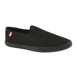 NEWS Tenisky Tommi Black 21MN02-3636 černý