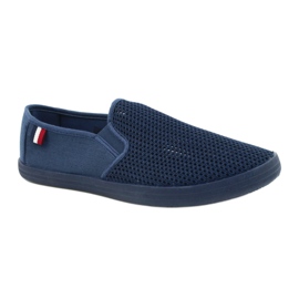 NEWS Tmavě modré tenisky Tommy 21MN02-3636 námořnická modř
