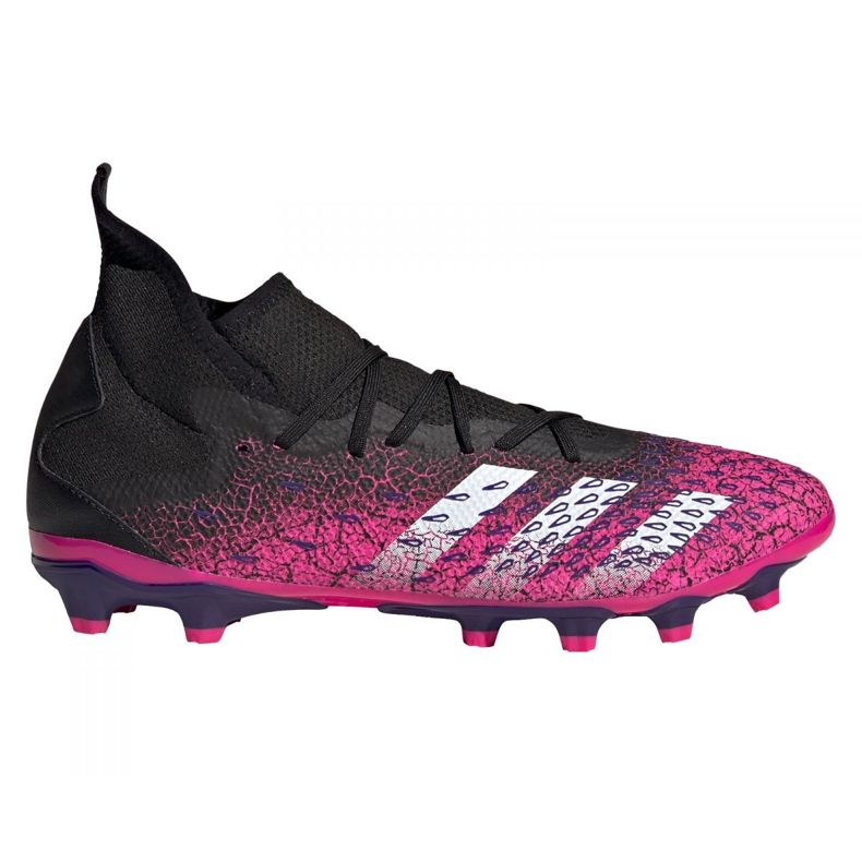 Kopačky Adidas Predator Freak.3 Mg M FW7515 grafit, černý, fialový černá Kopačky Adidas Predator Freak.3 Mg M FW7515 grafit, černý, fialový černá