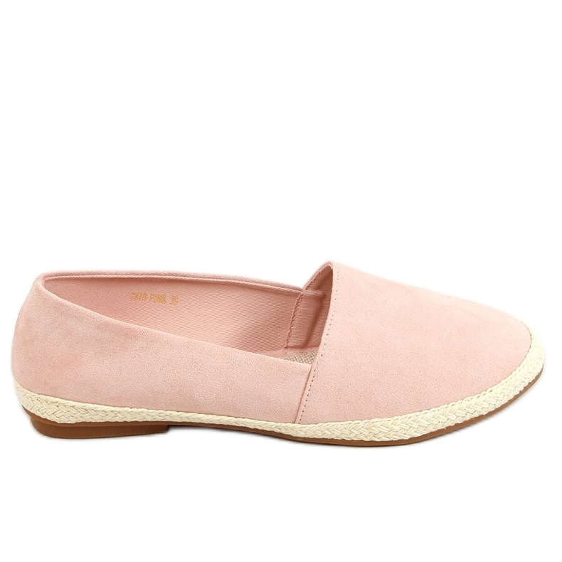 Růžové tenisky espadrilky 7870 Pink růžový Růžové tenisky espadrilky 7870 Pink růžový