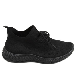 Černé sportovní ponožky 7819 All Black černý