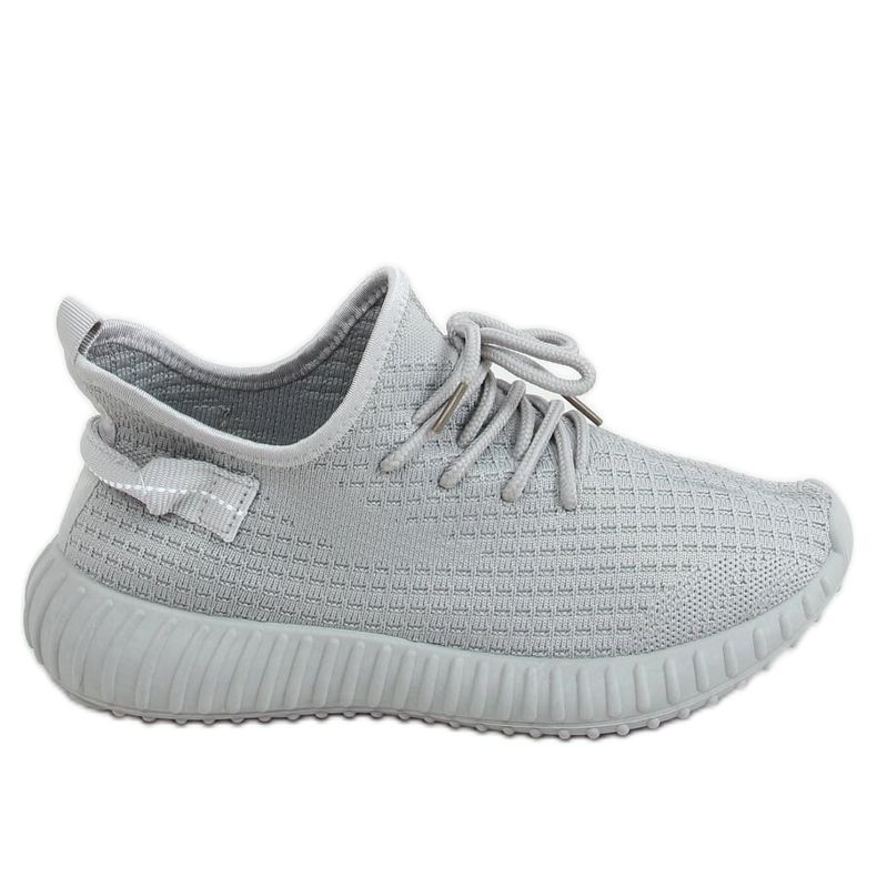 Šedé sportovní ponožky 7817 Grey šedá