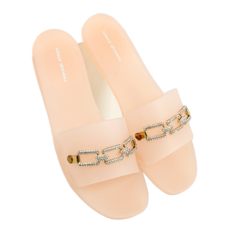 Béžové pantofle Meliski 3704 Béžové béžový