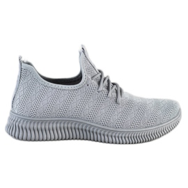 SHELOVET Lehké textilní sportovní boty šedá