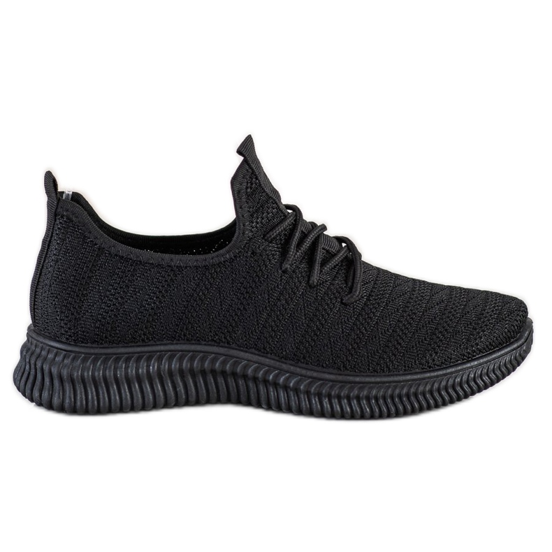 SHELOVET Lehké textilní sportovní boty černá